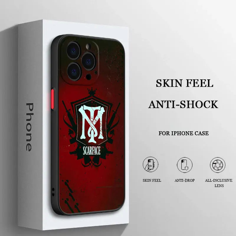 Movie Scarface Phone Case For iPhone 16 15 14 13 12 11 Pro Max X XR XS 7 8 Plus Mini SE Matte Transparent Cover